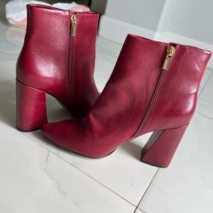 Vince Camuto Wine Red Booties